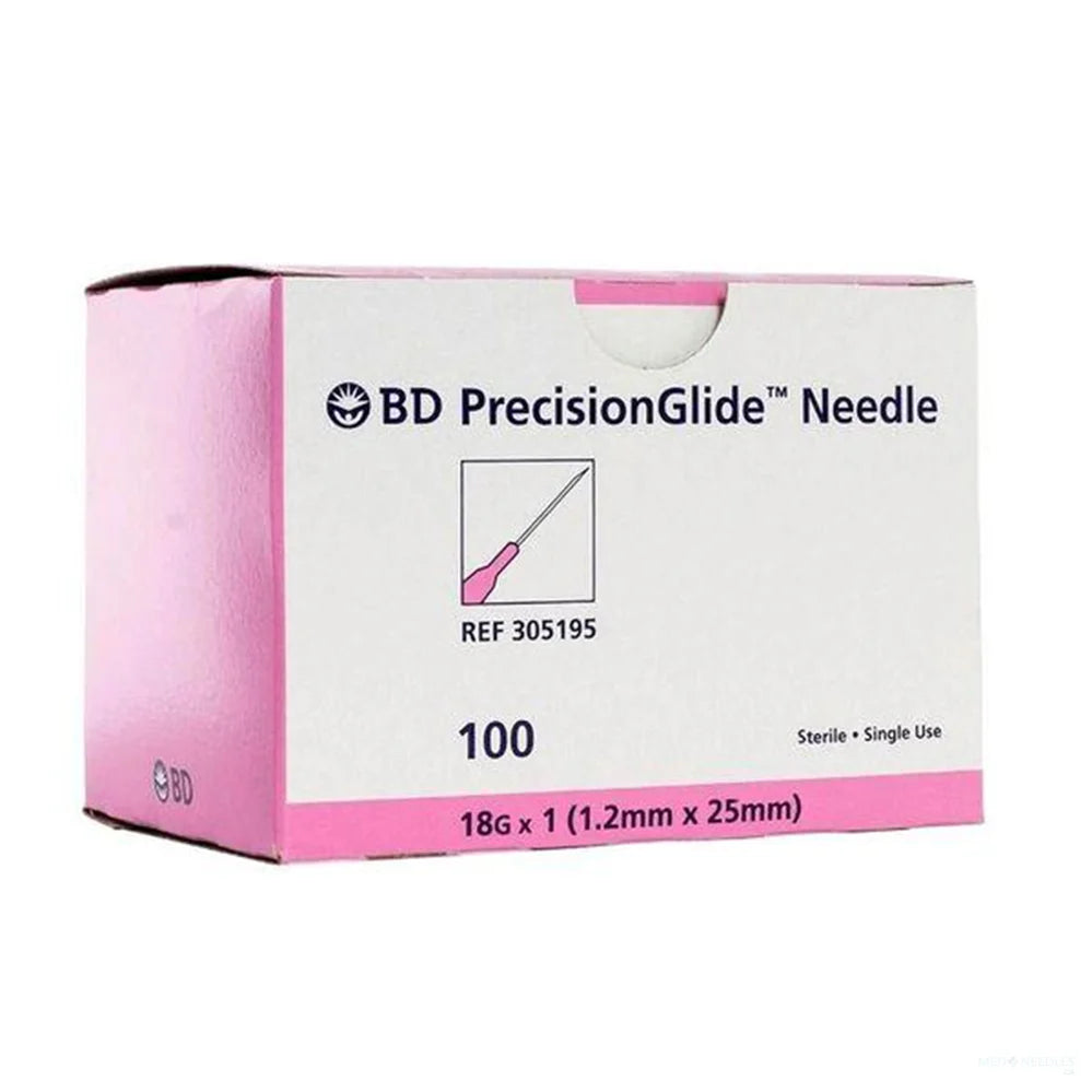BD PrecisionGlide™ Sterile Hypodermic Needles | 100/Box