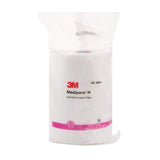 A package of 3M Medipore H soft clean surgical tape rolls, shown in a clear plastic bag with white tape visible inside and a pink and red 3M logo on the front.