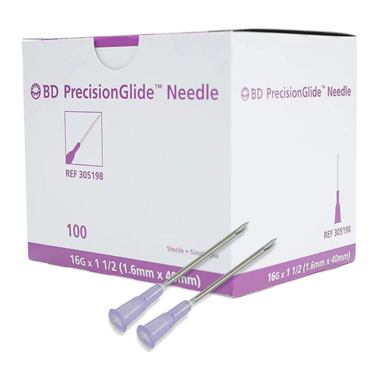 BD PrecisionGlide™ Sterile Hypodermic Needles | 100/Box