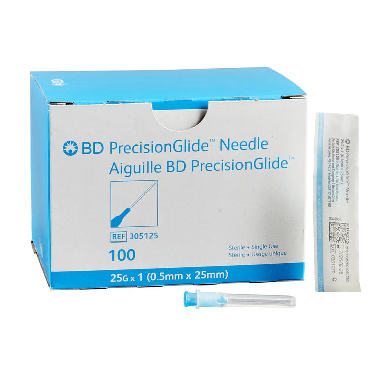 BD PrecisionGlide™ Sterile Hypodermic Needles | 100/Box