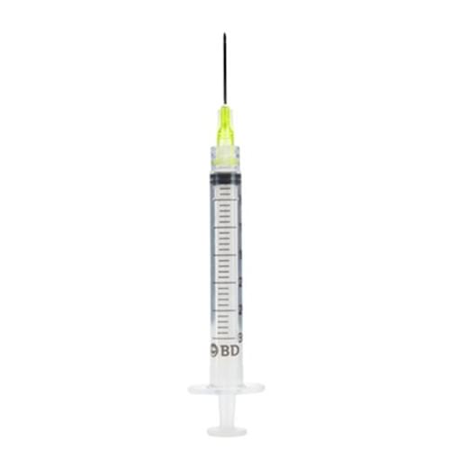 BD 3 mL Luer-Lok™ Syringes with PrecisionGlide™ Needles | 100/Box