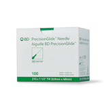 BD PrecisionGlide™ Sterile Hypodermic Needles | 100/Box