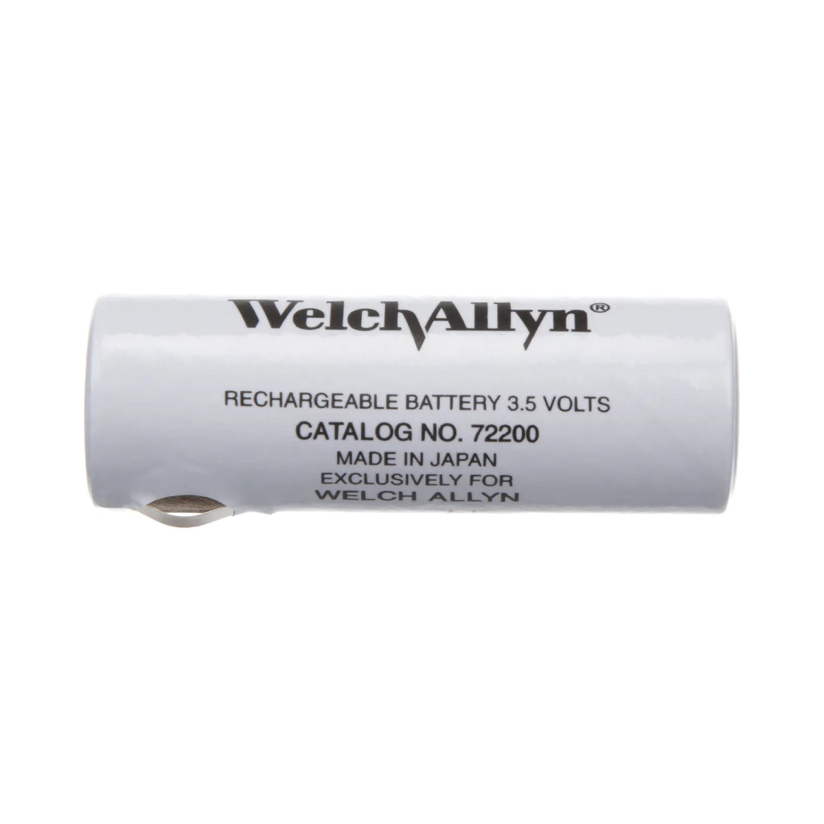 Welch Allyn rechargeable battery on a white background