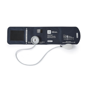 Hillrom blood pressure cuff with sensor on a white background